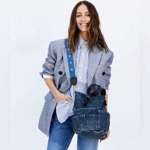 Clare V Marine - Washed Denim Tote